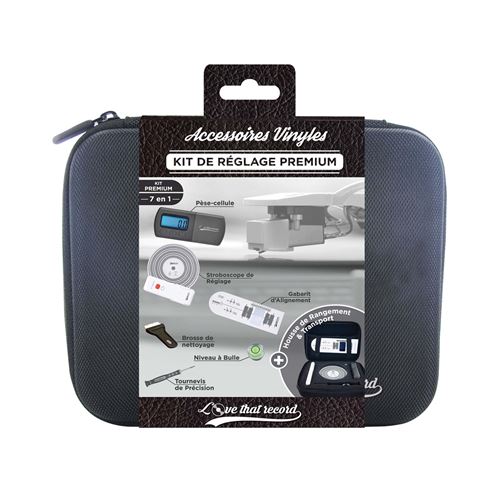 Platine Dj Reloop Turntable Cartridge Mount & Gauge Set - Kit Tout-en-un Pour Le Ru00e9glage, L'ajustement Et Le Nettoyage Du Bras Et De La Tu00eate De Lecture De La Platine Tete De