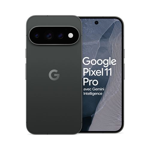 Smartphone Google Pixel 11 Pro 6.3 OLED 5G Double SIM 256 Go Noir Volcanique Mat