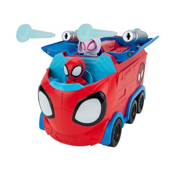 Petite figurine Spidey And His Amazing Friends SNF Web Spinning Hauler