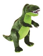 Peluche Jemini Dinosaure Tyranosaure 42 cm Vert