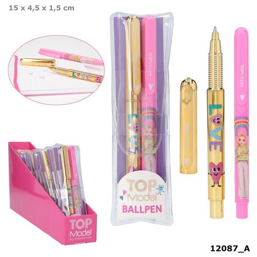 Dessin et coloriage enfant Top Model 2 Stylos Lumière Selflove