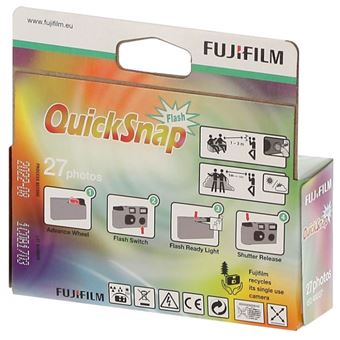 Appareil photo Jetable Fuji Quicksnap 27 poses – 400 iso