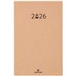 Agenda civil de poche 1 jour par page Oberthur Collection Travers recyclé 2026 Beige