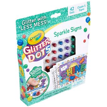 Kit créatif Goliath Glitter Dots Sparkle Signs