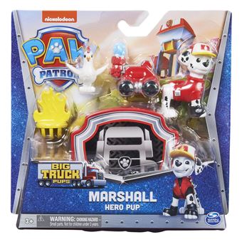 Figurine Paw Patrol Chiot Pat' Patrouille avec sac à dos Modèle aléatoire