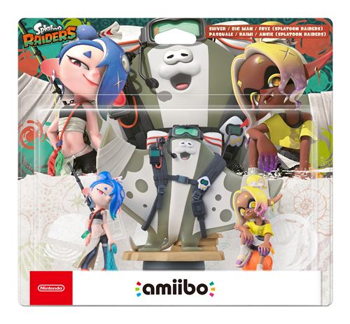 Pack Amiibo Pasquale Raimi Angie Splatoon Raiders