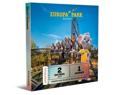 Coffret cadeau SmartBox Europa-Park 2 entrées 1 journée 2025