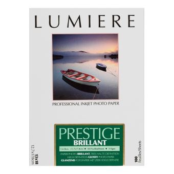 LUMIERE papier prestige 310gr rc brillant 12,7 x 17,8 cm - 100 feuilles