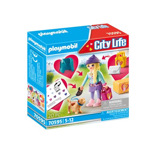 Playmobil City Life 70595 Mannequin avec chien