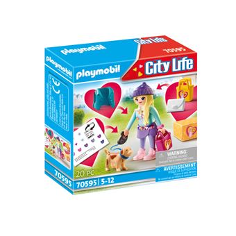 Playmobil City Life 70595 Mannequin avec chien