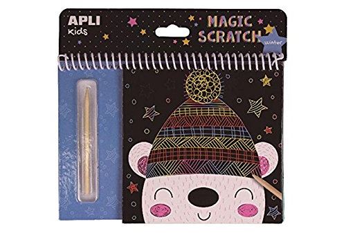Bloc de cartes à gratter Apli Kids Hiver
