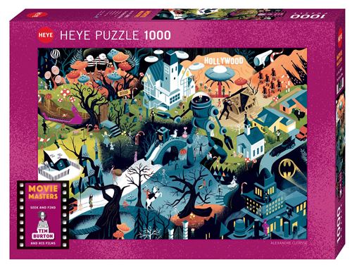 Puzzle 1000 pièces Heye Tim Burton Films