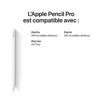 Apple Pencil Pro - Aktiver Stylus - gyroskopisch - Bluetooth - für