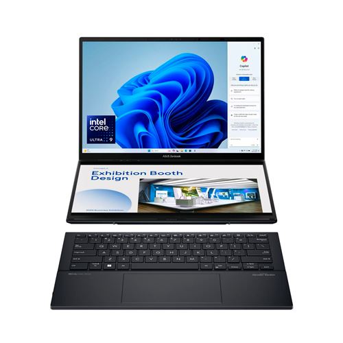 Pc Portable Asus Zenbook Duo Ux8406Ma-Pz193W 14" Ecran Tactile Oled Intel Core Ultra 9 32 Go Ram 1 To Ssd Gris