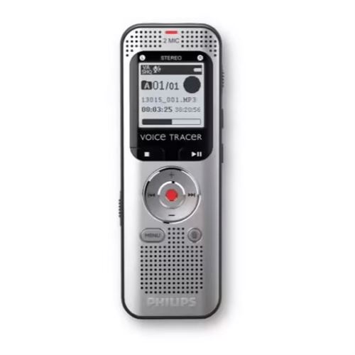 Philips Voice Tracer DVT2015 - Voicerecorder - 8 GB - Schwarz, Light Silver