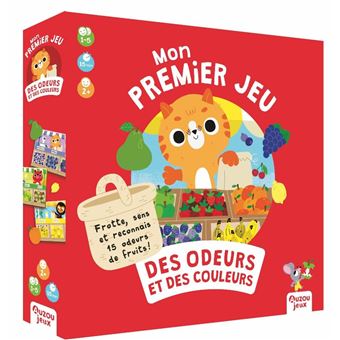 Jeu d’ambiance Auzou Mon Premier Jeu des Odeurs et des Couleurs