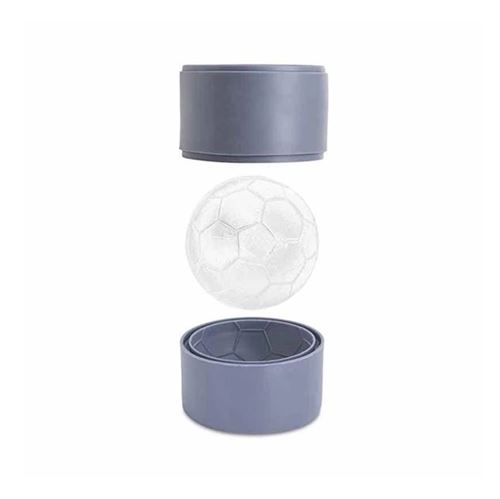 Kit 2 moules à glaçons Kikkerland CU343 Forme Ballon de football Gris