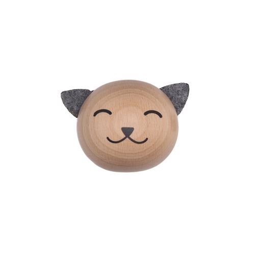 Briki Vroom Vroom Kapstokhaak Kattenkop