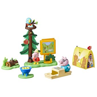 Figurine Peppa Pig Camping en forêt