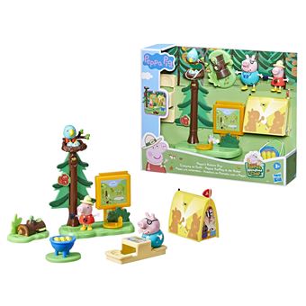 Figurine Peppa Pig Camping en forêt