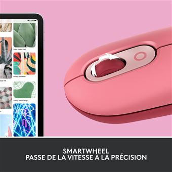 Souris sans fil Logitech POP Heartbreaker Rose