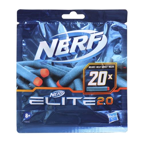 Jeu de plein air Nerf Elite 2.0 Pack de 20 fléchettes Recharge