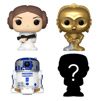 Pack de 4 figurines Funko Bitty Pop Star Wars Leia