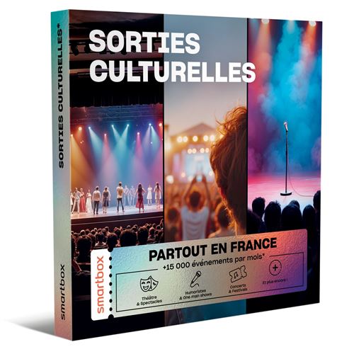 Coffret cadeau Smartbox Sorties Culturelles*
