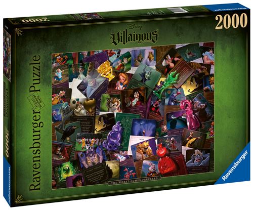 Puzzle 2000 pièces Ravensburger Méchants Disney - Puzzle - Achat