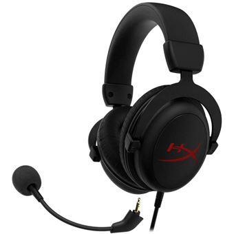 Micro-casque circum-aural filaire Gaming HyperX Cloud Core Noir