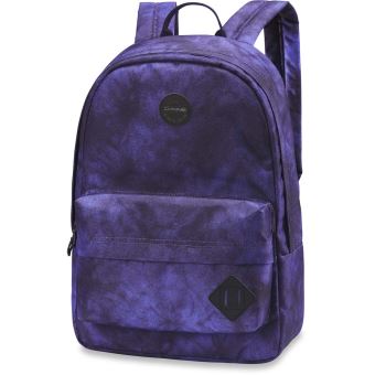 Sac à Dos Dakine à Carreaux – Bleu Violet Noir, Occasion Soigné, Avec Ceinture Pectorale