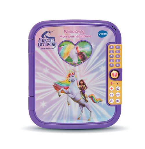 Jeu électronique Vtech 'école des licornes KidiSecrets mon journal intime