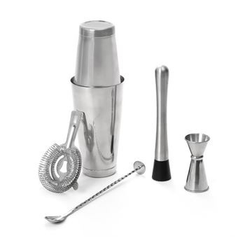 Set Shaker Inox Bambou 61183910 Argent