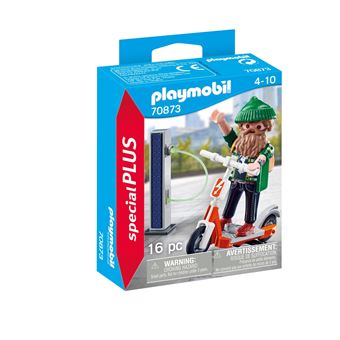 Playmobil Special Plus 70873 Hipster avec trottinette électrique