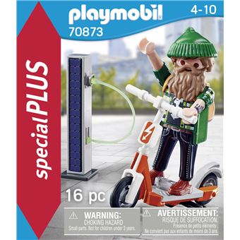 Playmobil Special Plus 70873 Hipster avec trottinette électrique