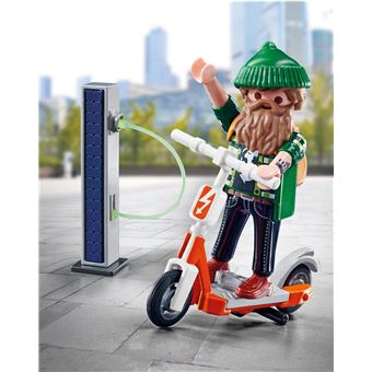 Playmobil Special Plus 70873 Hipster avec trottinette électrique