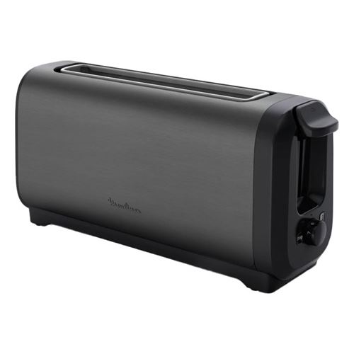 Moulinex Grille-Pain Longue Fente Subito Inox Noir Ls5S08E0