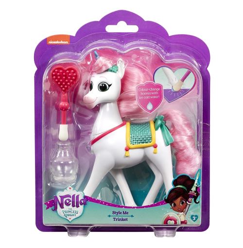 Figurine à coiffer avec accessoires Nella Princesse Chevalier Licorne Trinket