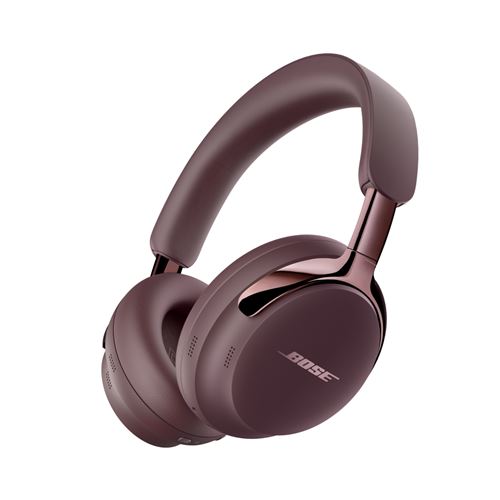 Casque Sans Fil Bluetooth Bose QuietComfort Ultra 2E Génération à Réduction De Bruit Cerise Chocolat