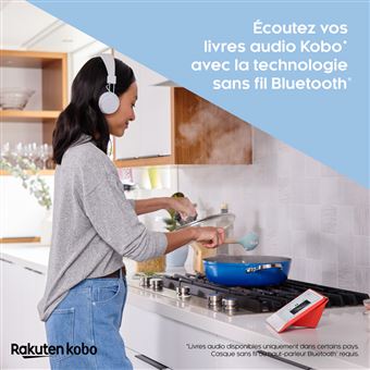 Kobo - Liseuse numérique Kobo by Libra H2O 7 8 Go H2O Noir Reconditionné -  Liseuse - Rue du Commerce