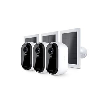 Pack de 3 Caméras de surveillance Arlo Essential2 extérieur 2K Blanc - 1