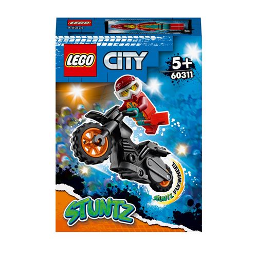 LEGO 60311 VUUR STUNTMOTOR LA MOTO DE CASCADE DE FEU