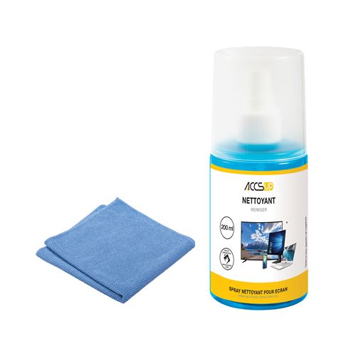 Kit de nettoyage Accsup pour écran 200 ml