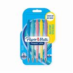 Stylo à bille Paper Mate 5 pièces Flexgrip Ultra Pastel Bleu