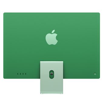 Apple iMac 24" écran retina 4,5K 512Go SSD 24 Go RAM Puce M4 CPU 10 cœurs GPU 10 cœurs Vert