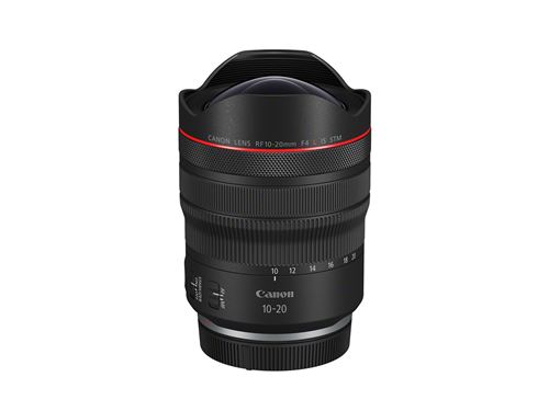 Objectif Zoom Canon RF 10-20 mm f/4 Noir pour Monture Canon R / RF Hybride