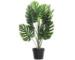 Monstera en plastique dans pot Kaemingk