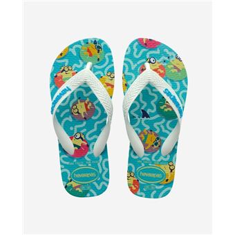 Tongs et espadrilles sportswear Havaianas Minions Traditional Blue white Taille 35-36