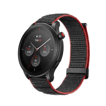 Montre connectée Amazfit GTR 4 Noir et Rouge