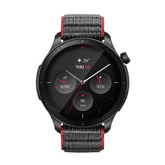 Montre connectée Amazfit GTR 4 Noir et Rouge